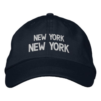 NEW YORK NEW YORK EMBROIDERED HAT