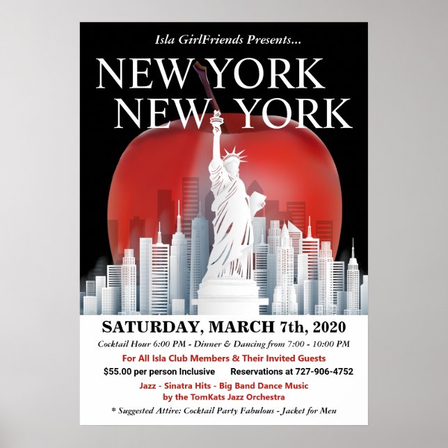 New York New York Event Poster (Front)