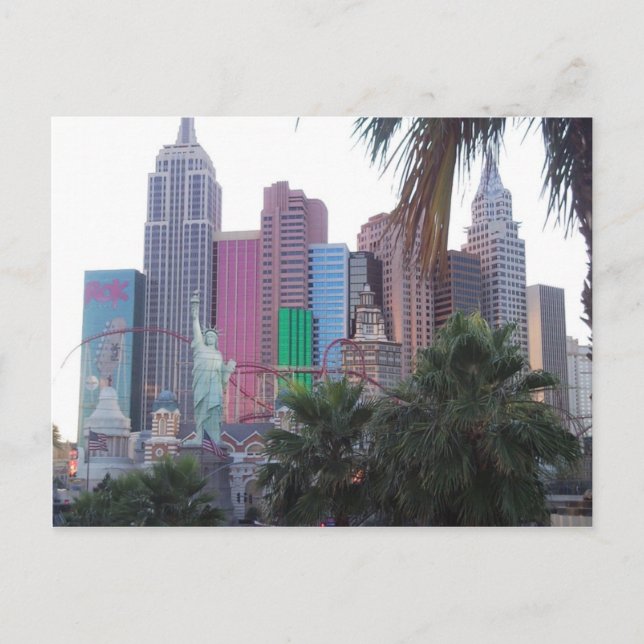 New York New York Hotel And Casino Postcard (Front)