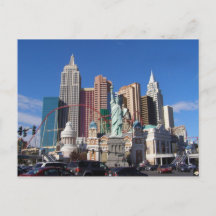 New York New York Las Vegas Picture Postcards