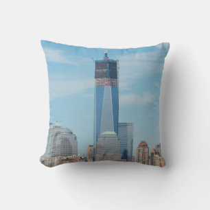 New York, New York. Manhattan City Skyline Cushion