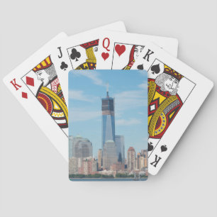 New York, New York. Manhattan City Skyline Playing Cards