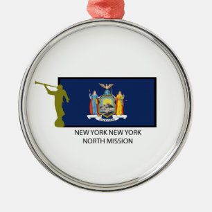 NEW YORK NEW YORK NORTH MISSION LDS CTR METAL ORNAMENT