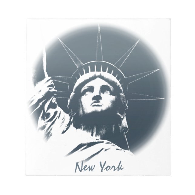 New York Notepad Custom Statue of Liberty Souvenir (Front)