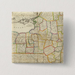 New York, NY 15 Cm Square Badge