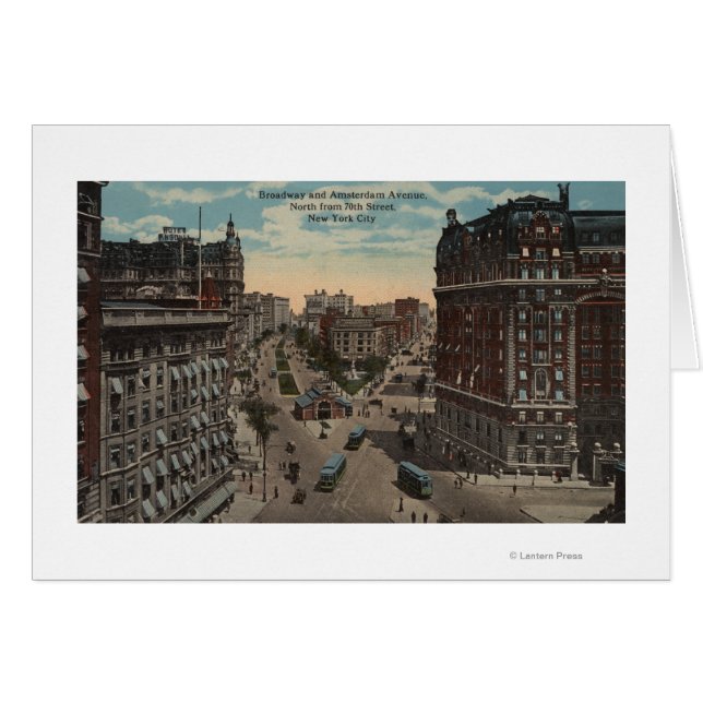 New York, NY - Broadway & Amsterdam Avenue (Front Horizontal)