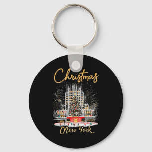 New York Ny Christmas Girl Trip Matching Key Ring
