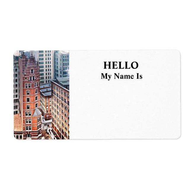 New York NY - Cluster of Skyscrapers c1900 (Front)