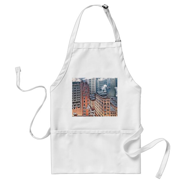 New York NY - Cluster of Skyscrapers c1900 Standard Apron (Front)