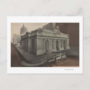New York, NY - Grand Central Station View Postcard