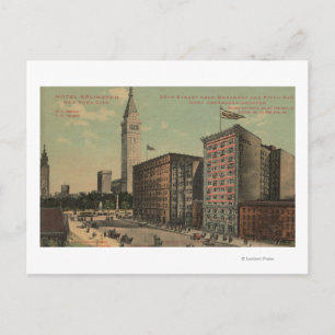 New York, NY - Hotel Arlington Near Postcard