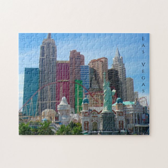 new york ny, las vegas jigsaw puzzle (Horizontal)