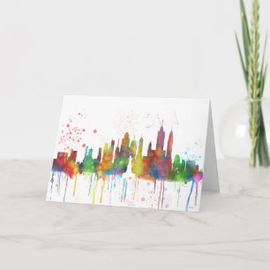 NEW YORK, NY SKYLINE - Greeting card