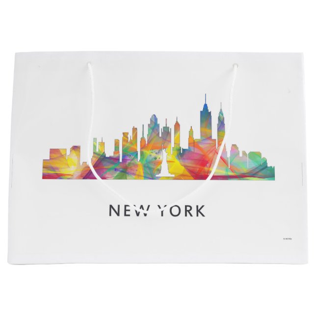 NEW YORK, NY SKYLINE WB1 - LARGE GIFT BAG (Front)