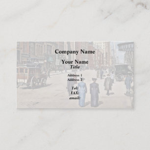 New York, NY – Up Fifth Avenue From 28th Street Business Card