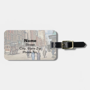 New York, NY – Up Fifth Avenue From 28th Street Luggage Tag