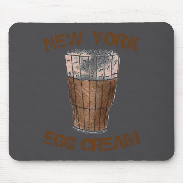 New York Nyc Clic Egg Cream Soda Fountain _1  Mouse Pad (Front)