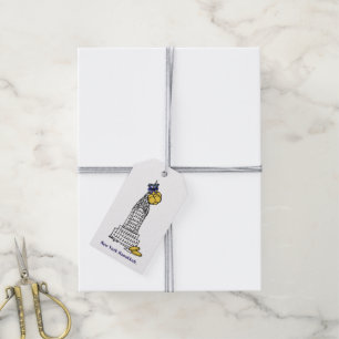 New York NYC Hanukkah Chanukah NYC Building Gelt Gift Tags
