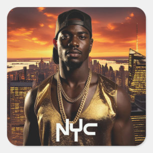 NEW YORK - NYC SQUARE STICKER