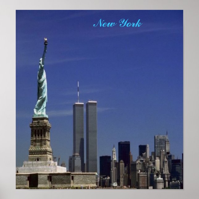 New-York, on a canvas Poster (Front)