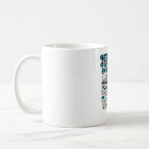 New York Overthinker Energy Saving Mode Silhouette Coffee Mug