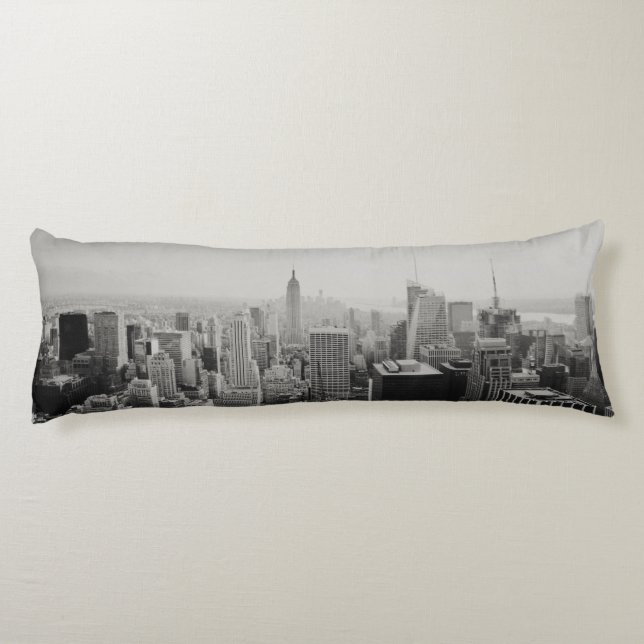 New York Panoramic Skyline Body Cushion (Back)