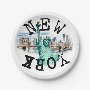 New York Paper Plate