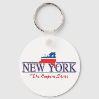 New York Patriotic Keychain