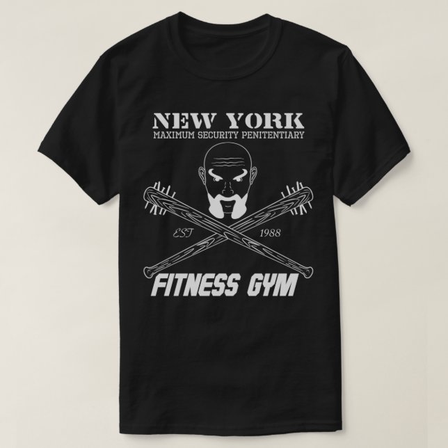 New York Penitentiary Fitness Gym  T-Shirt (Design Front)