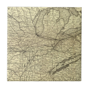 New York, Pennsylvania and Ohio Railroad Ceramic Tile