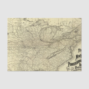 New York, Pennsylvania and Ohio Railroad Tissue Paper