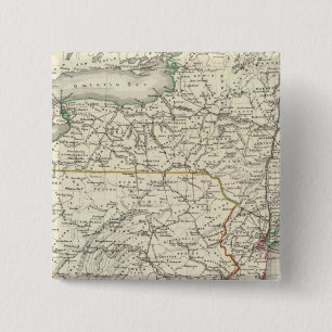 New York, Pennyslvania, and New Jersey 15 Cm Square Badge