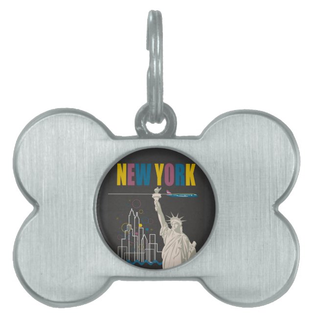 New York Pet ID Tag (Front)
