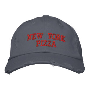 NEW YORK PIZZA EMBROIDERED HAT