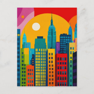 New York Pop Art Postcard