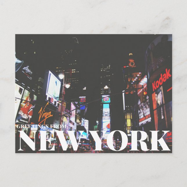 New York Postcard (Front)