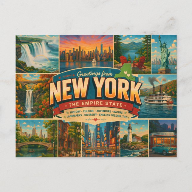 New York Postcard (Front)