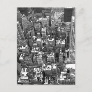 New York Postcard Cityscape New York Souvenir Card