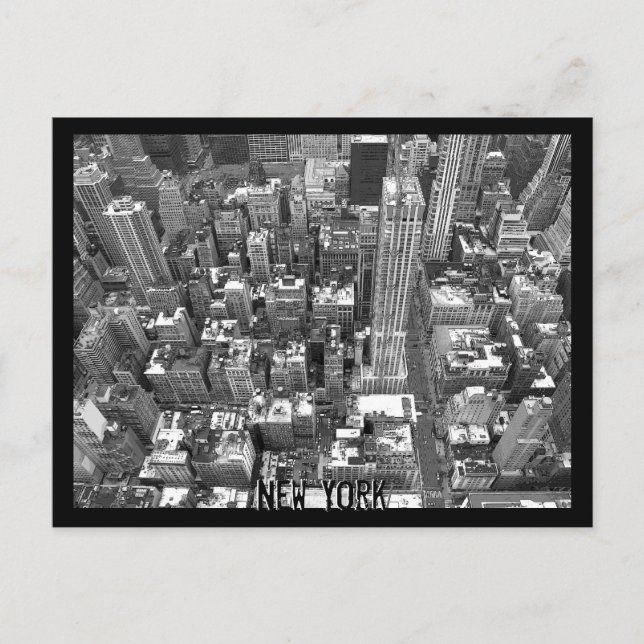 New York Postcard Cityscape New York Souvenir Card (Front)