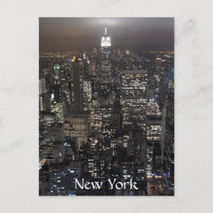 New York Postcard Cityscape New York Souvenir Card