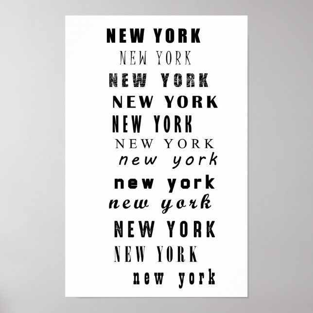 New York Poster (Front)