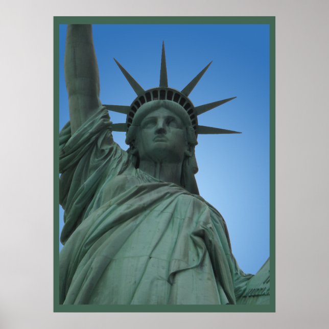 New York Poster Statue of Liberty New York Print (Front)