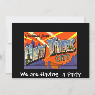 New York Private Party Invitation