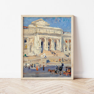 New York Public Library   Colin Campbell Cooper Poster