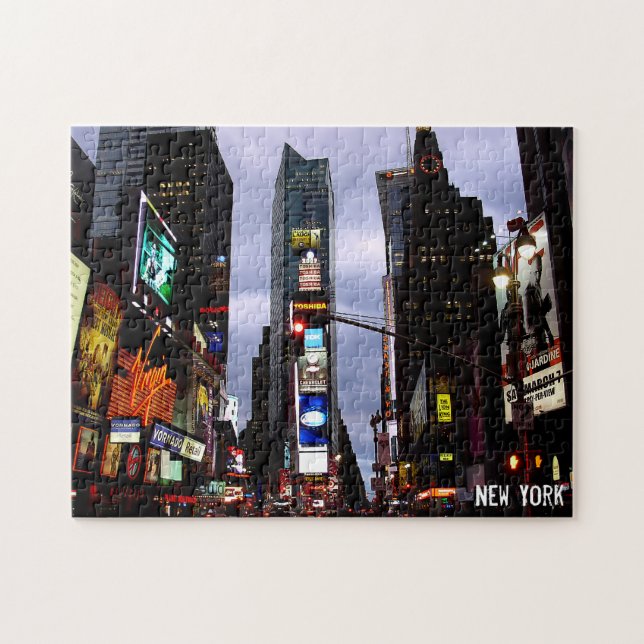 New York Puzzle Times Square Puzzle Souvenir (Horizontal)