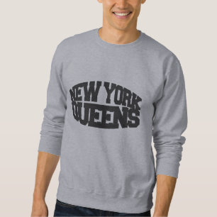 new york queens - dark grey sweatshirt