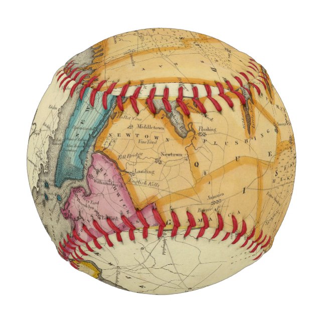 New York, Queens, Kings, Richmond counties Baseball (Front)