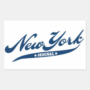 New York Rectangular Sticker