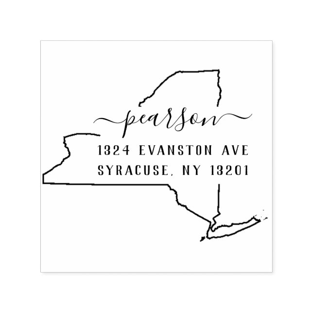New York Return Address Stamp Self-Inking (Design)