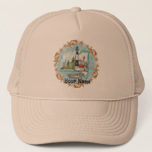 New York Shells Lighthouse hat